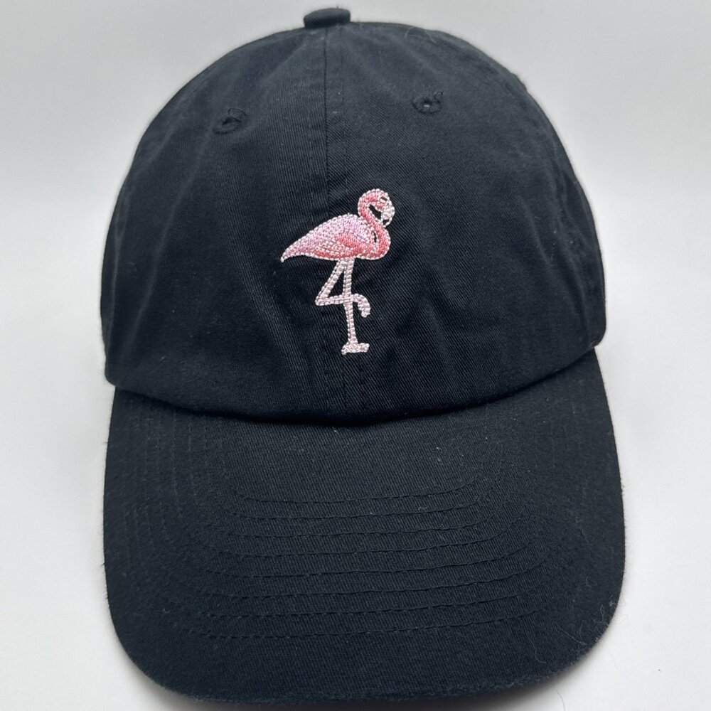 Tough OutFitters Flamingo Men Black Baseball Hat One Size Strapback GR42